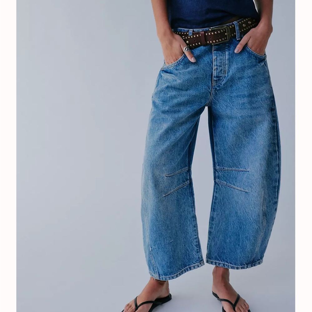 Only worn once free people horseshoe jeans